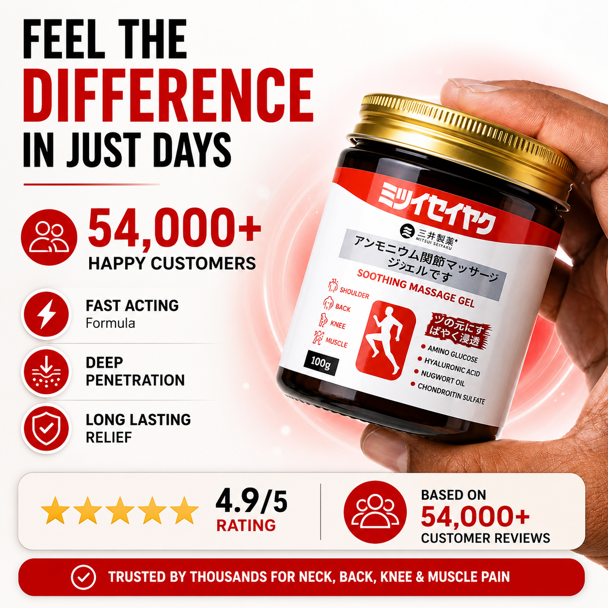 🔥 Quick Relief™ Japanese Pain Relief Gel | Buy 1 Get 1 FREE